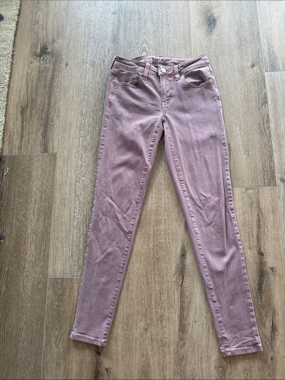 American Eagle Outfitters Dusty Rose Skinny Jeans
